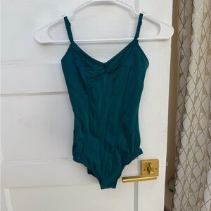 Capezio leotard in teal.